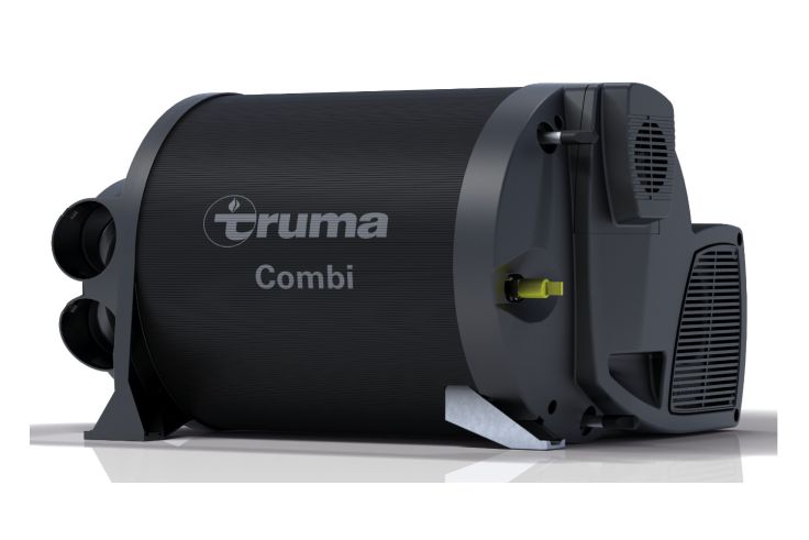 Die Heizung Truma Combi erzeugt Warmluft und warmes Wasser.
