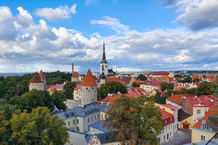 Ausblick über das wunderschöne Tallinn.