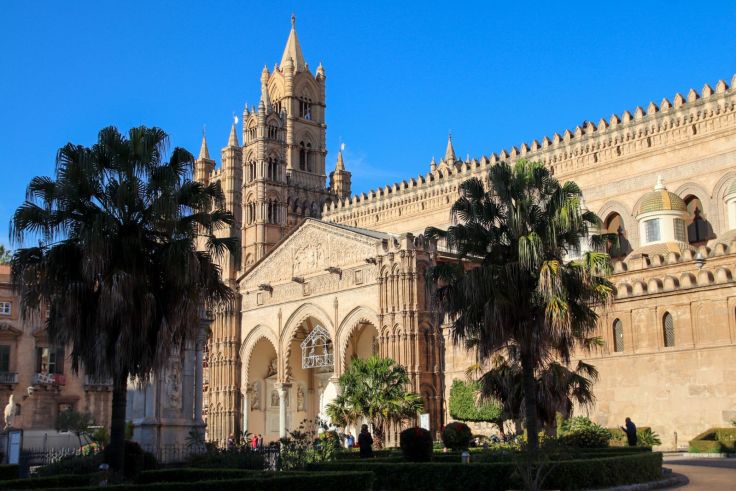In der Kathedrale von Palermo liegen die Gebeine von Friedrich II.