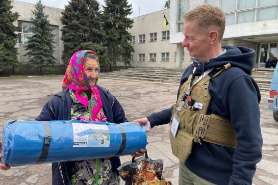 Hilfe für Kriegsbetroffene in der Ukraine 
