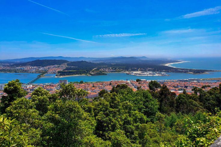 Die Aussicht von der Kirche Santa Lucia in Viana do Castelo wurde vom National Geographic Magazin zu einem der schönsten Panoramen der Welt gekürt.