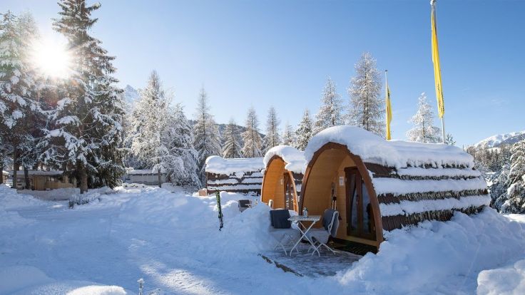 TCS Camping Scuol auch im Winter
