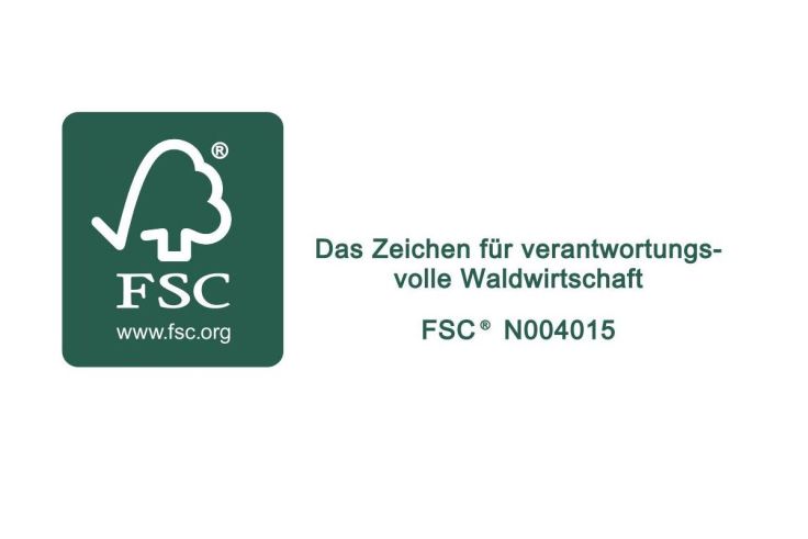 Unsere FSC-zertifizierten Verpackungen erkennst du daran, dass sie das FSC-Kennzeichen tragen.