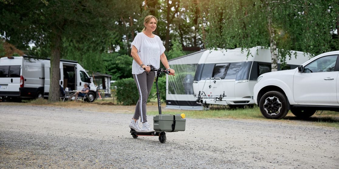 <span>E-Scooter für den Campingurlaub</span>