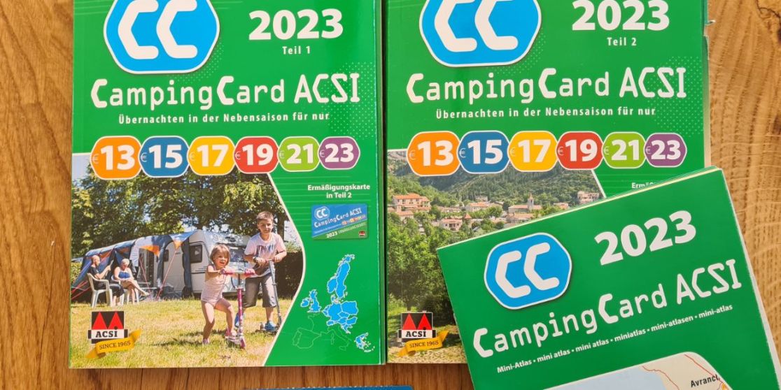 <span>ACSI Campingführer und CampingCard im Check</span>