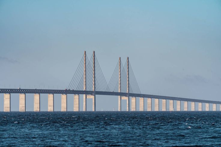 Die Öresundbrücke verbindet die dänische Hauptstadt Kopenhagen mit Malmö in Schweden – und ist mautpflichtig
