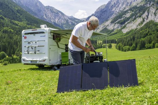 Mobile Solaranlagen für den Campingurlaub