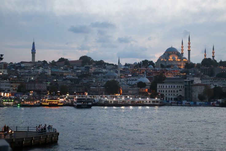 Die Skyline von Istanbul ist wahrlich beeindruckend.