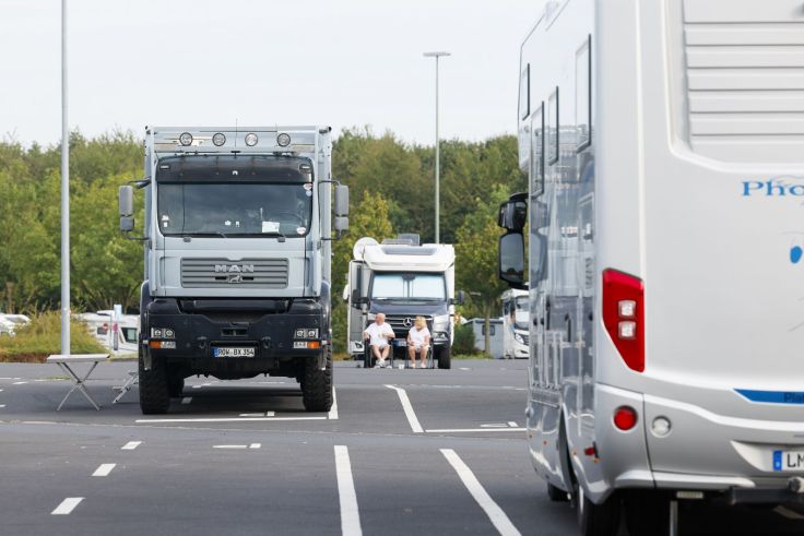 Der – zur Messelaufzeit des CARAVAN SALON – größte Stellplatz Europas mit rund 3.500 Stellplätzen bringt Besucher und Aussteller zusammen.