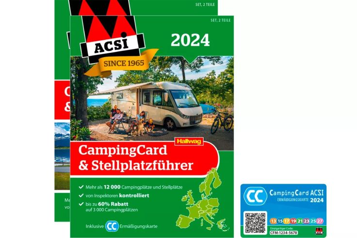 ACSI CampingCard & Stellplatzführer 2024