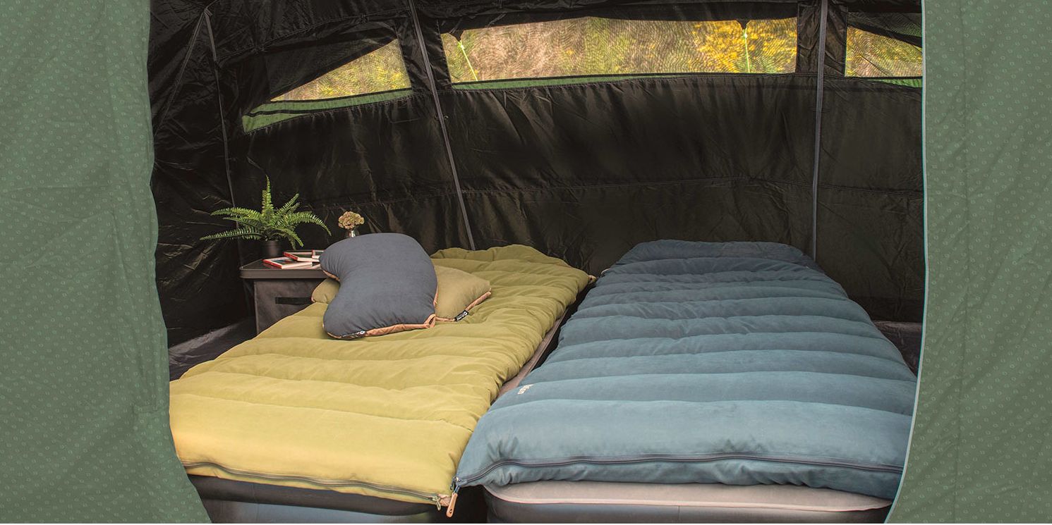 <span>Welche Wirkung haben abgedunkelte Schlafkabinen im Zelt?</span>