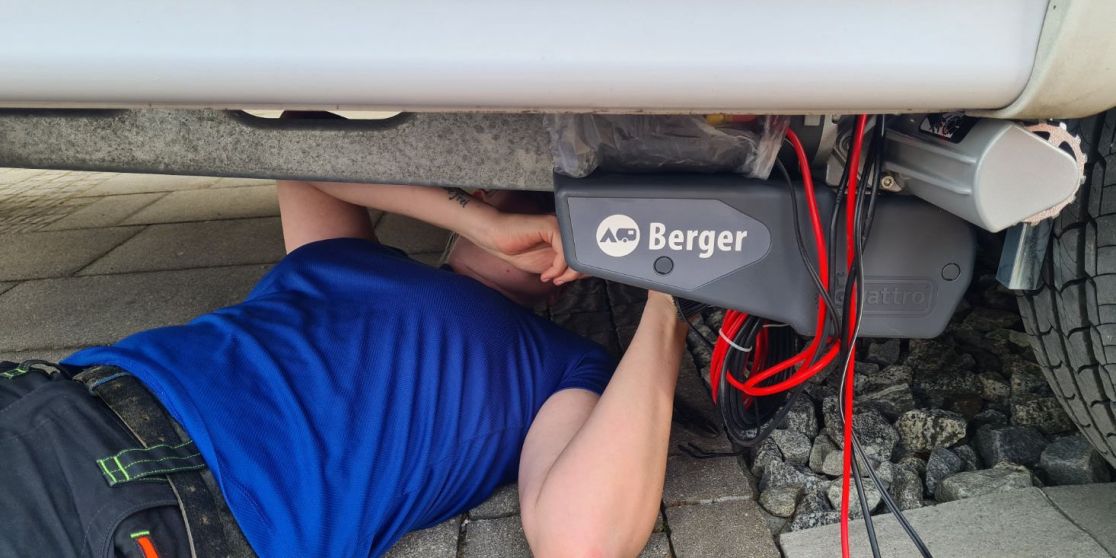 <span>Berger Rangierhilfe einfach selbst am Wohnwagen verbauen</span>