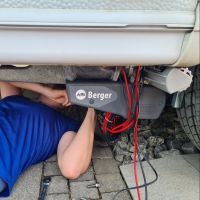 Berger Rangierhilfe einfach selbst am Wohnwagen verbauen
