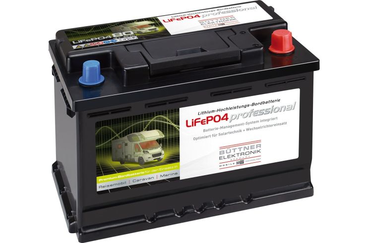 Die Büttner LiFePO4 Bordbatterie gibt es ab 1360 Euro