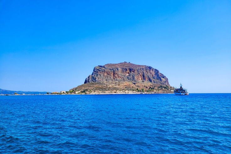 Der Tafelberg von Monemvasia gleicht dem vom Gibraltar.