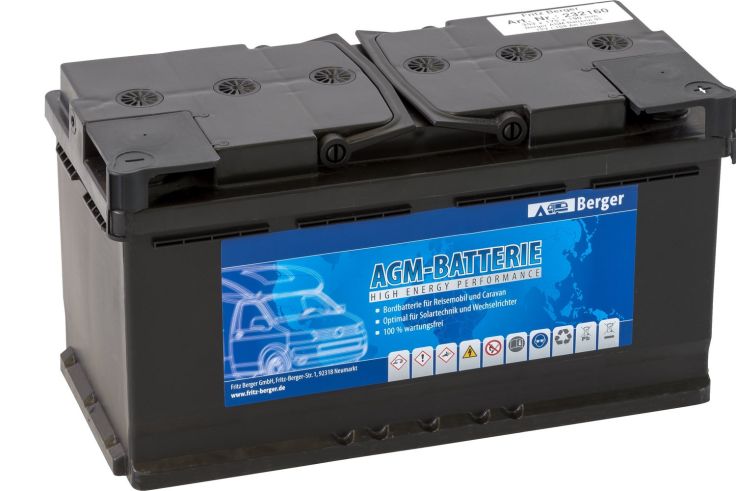 AGM Batterien sind optimal geeignet für Solarbetrieb und Wechselrichtereinsatz.